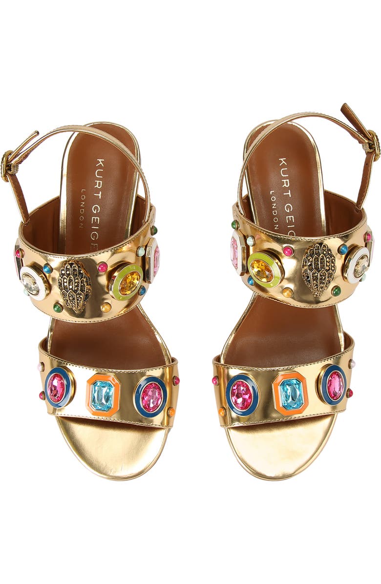 Kurt Geiger London Embellished Slingback Sandal, Alternate, color,