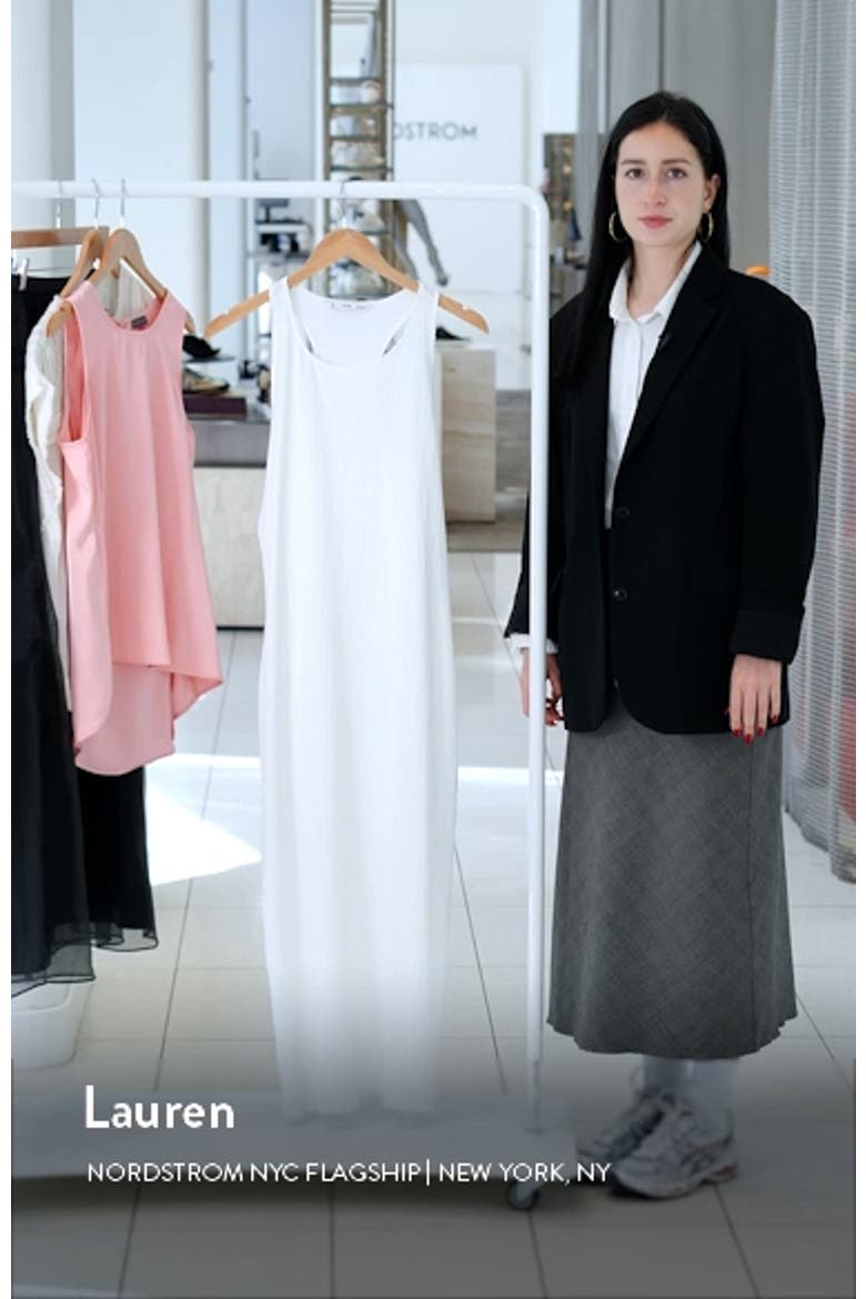 Smock Racerback Midi Dress video