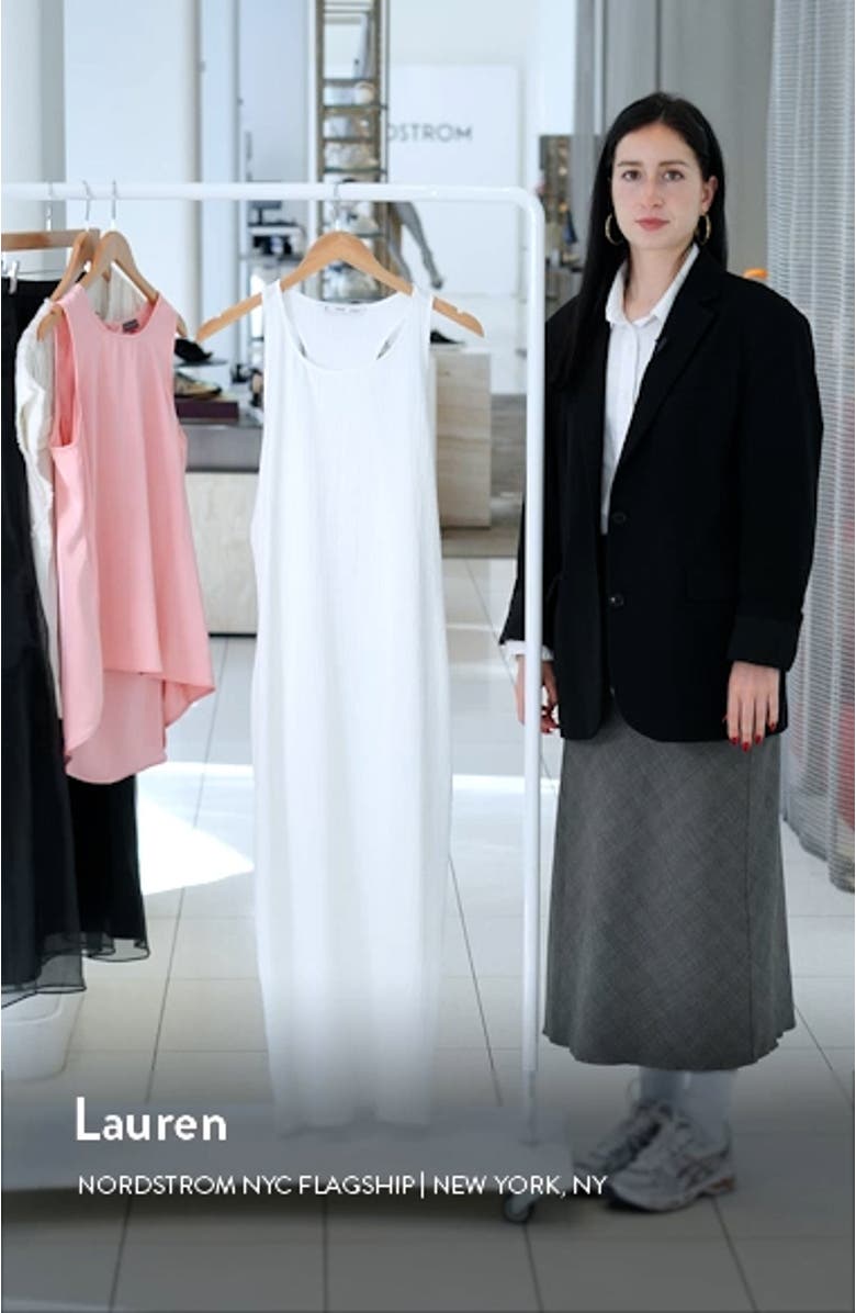 Smock Racerback Midi Dress, sales video thumbnail