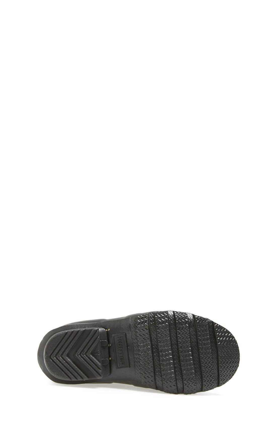 Hunter Kids' Original Rain Boot, Alternate, color, Black