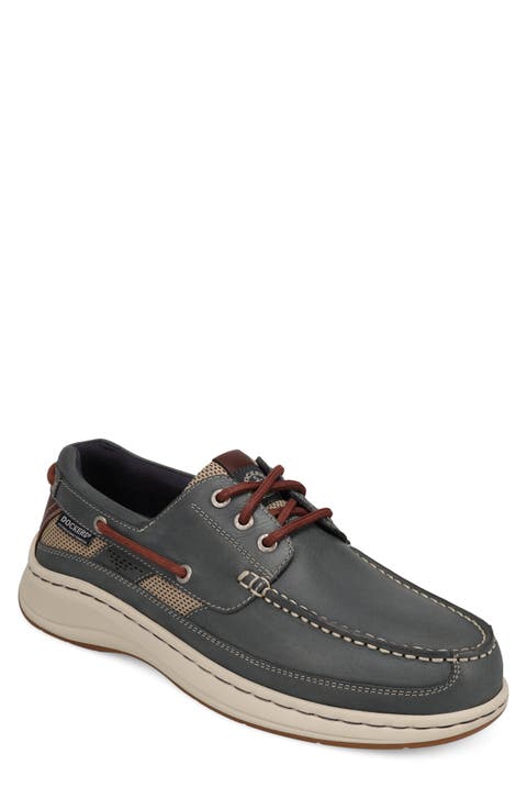 <p>Bayside Leather Boat Shoe (Men) </p>