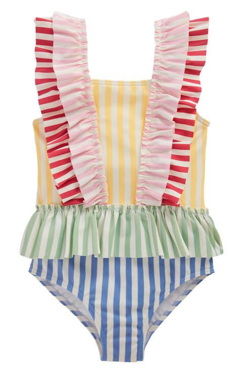 Kids' Frill Peplum One-Piece Swimsuit (Toddler, Little Kid & Big Kid)