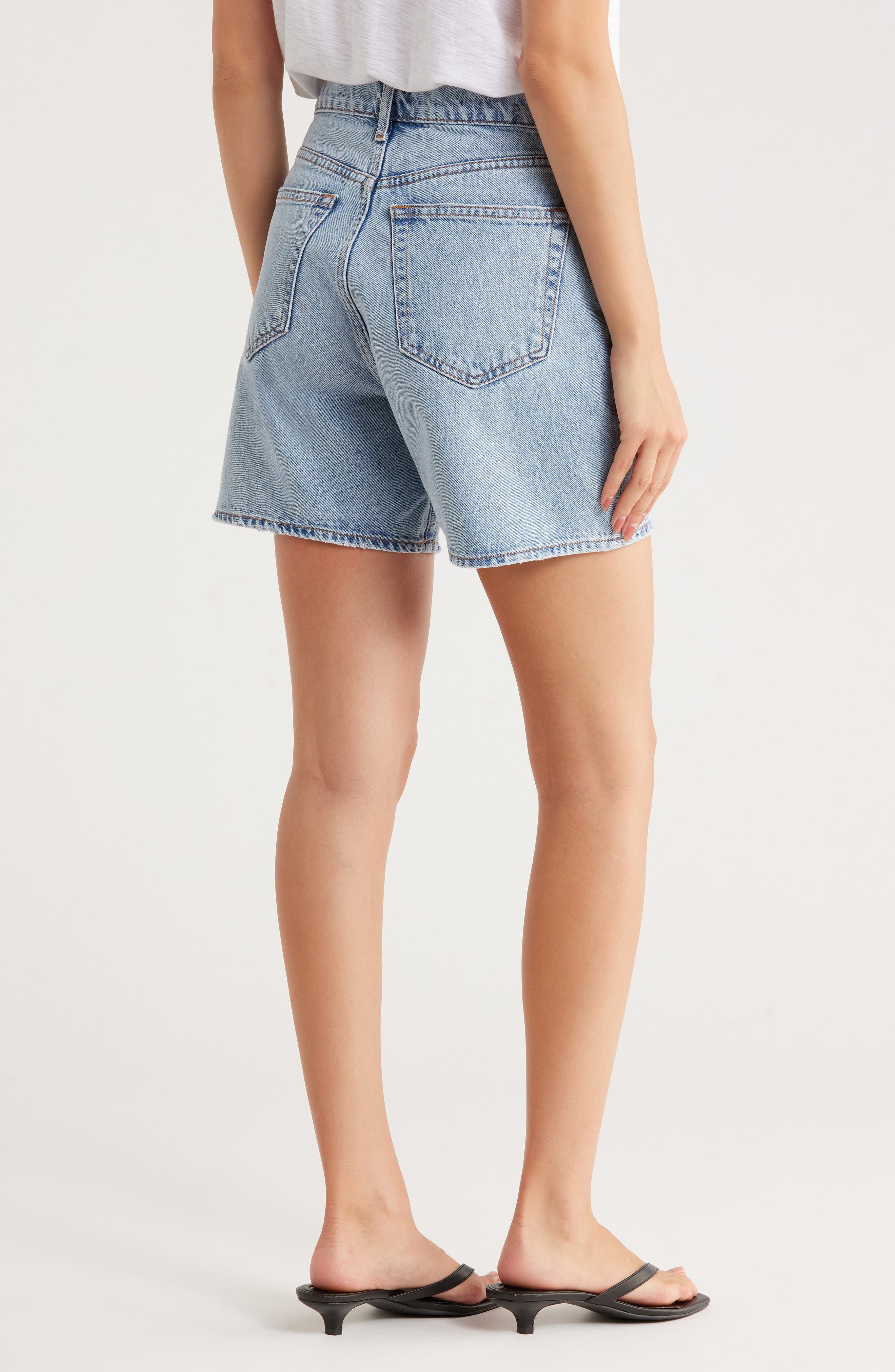 The Easy High Waist Denim Shorts - image 2