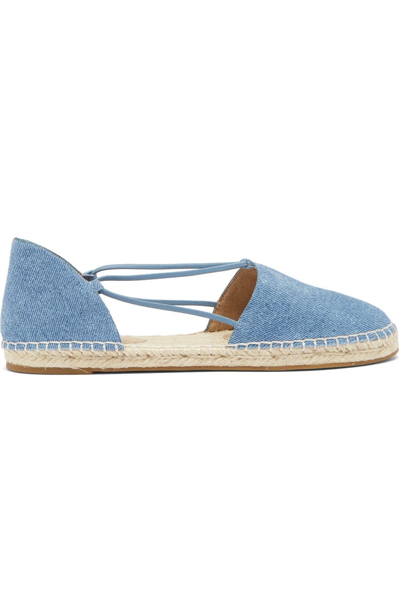 Eileen Fisher Lee Espadrille Flat, Alternate, color, Denim