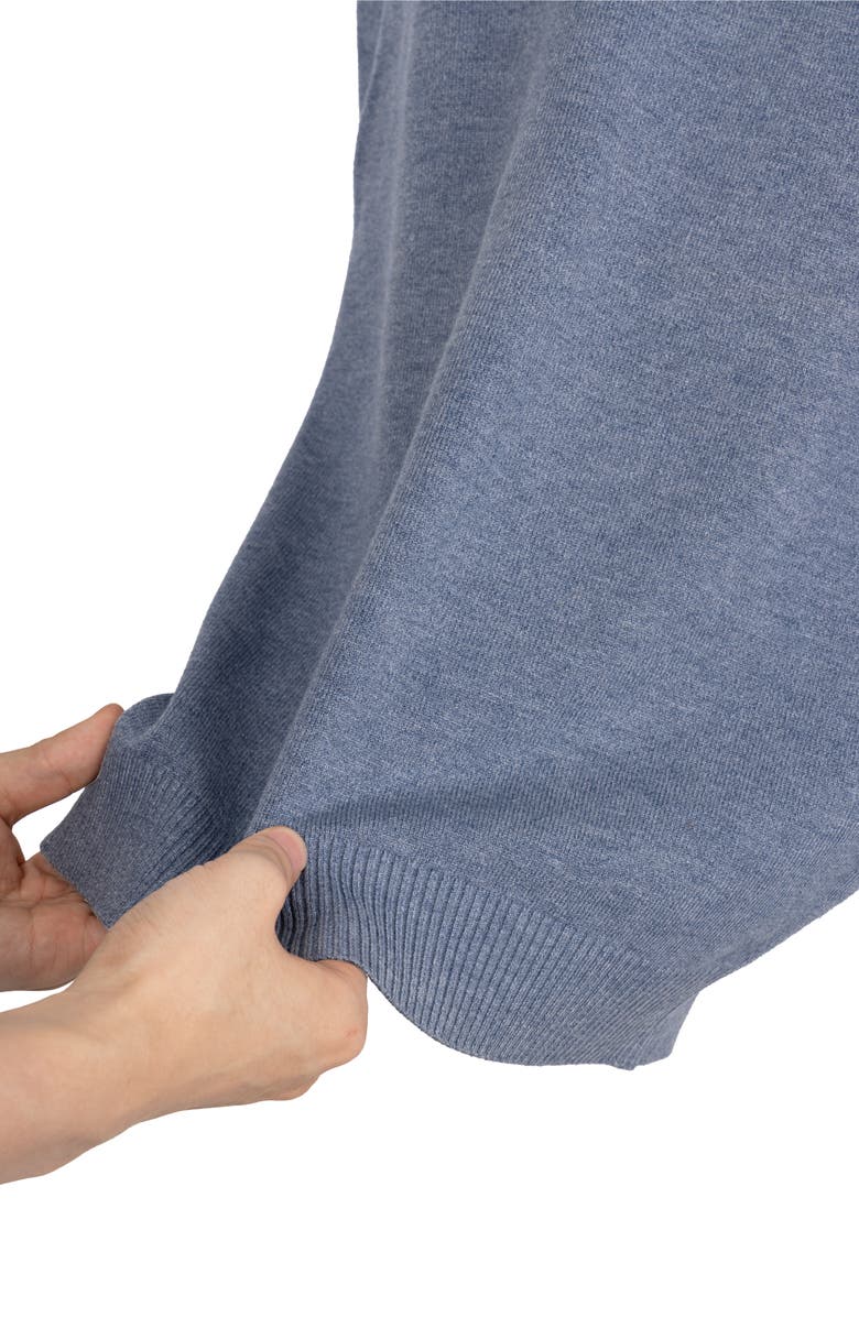 XRAY Basic Turtleneck Sweater, Alternate, color, Heather Slate