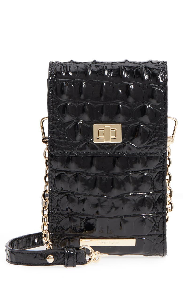 Brahmin Madison Leather Smartphone Crossbody Bag, Main, color, 