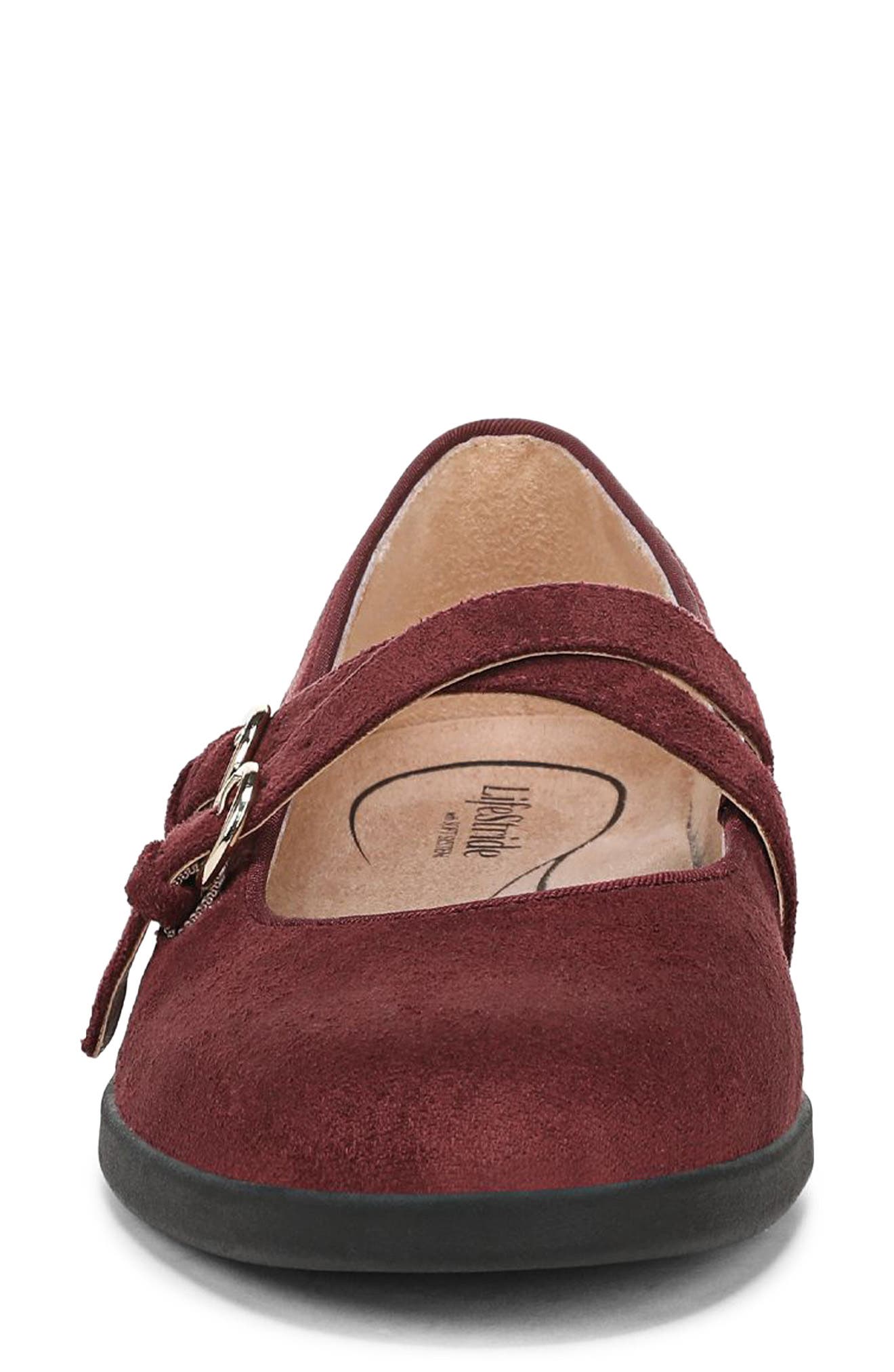 Marnie Mary Jane Flat, Alternate, color, CALIFORNIA WINE RED