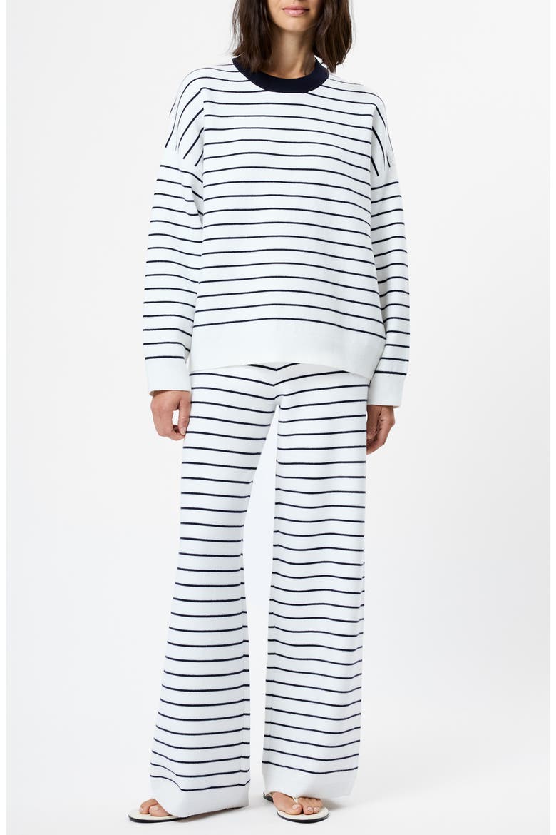 Marley Stripe Sweater, Alternate, color, WHITE-MARINE