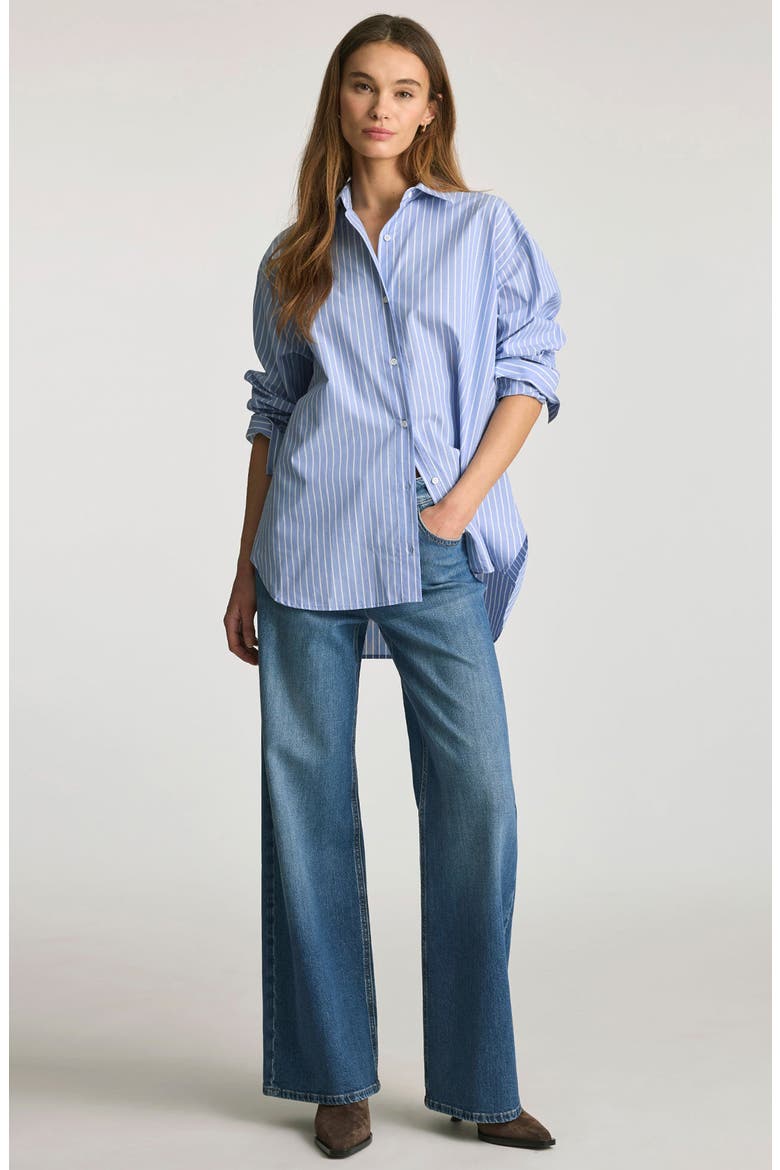 Florida High Waist Wide Leg Jeans, Alternate, color, MID BRUSHED CLASSIC