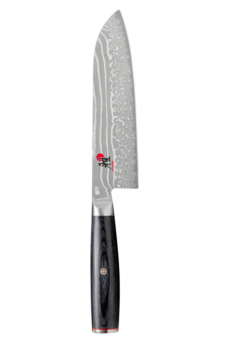 Kaizen II 7-Inch Santoku Knife, Main, color, SILVER