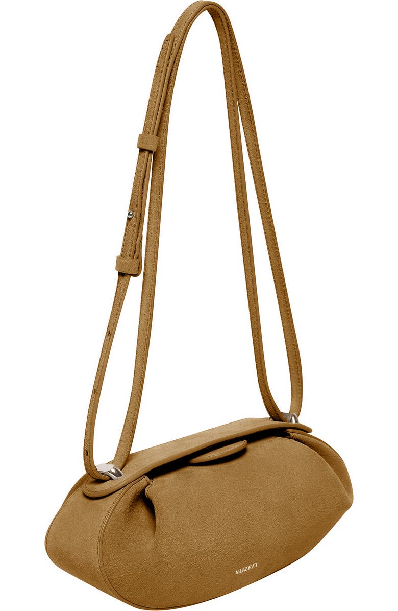 Yuzefi Dinner Roll Suede Bag, Alternate, color,