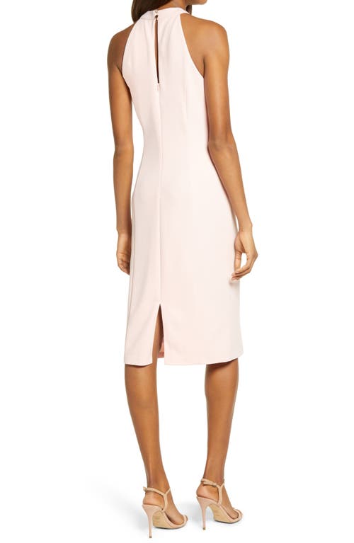 Julia Jordan Twist Neck Sheath Dress