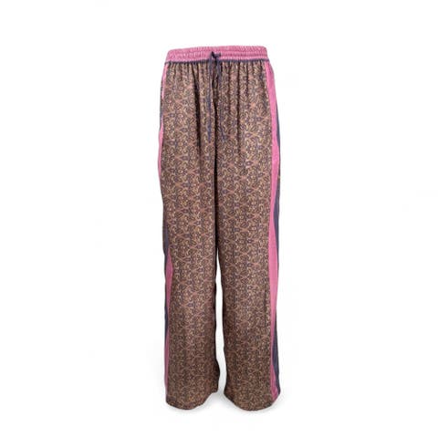 Paisley Motif Pant With Stripe