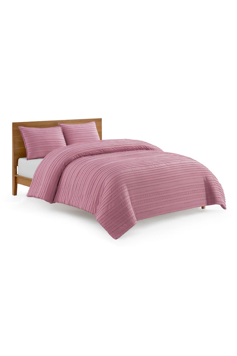 Devon Texture Comforter & Shams Set, Alternate, color, DUSTY ORCHID