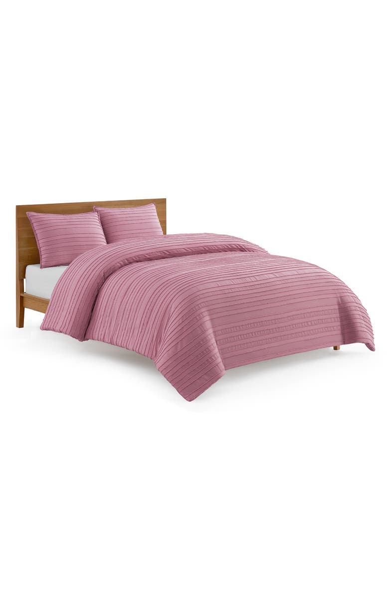 UGG<sup>®</sup> Devon Texture Comforter & Shams Set, Alternate, color, Dusty Orchid