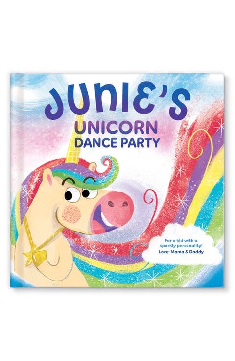 'Unicorn Dance Party' Personalized Book