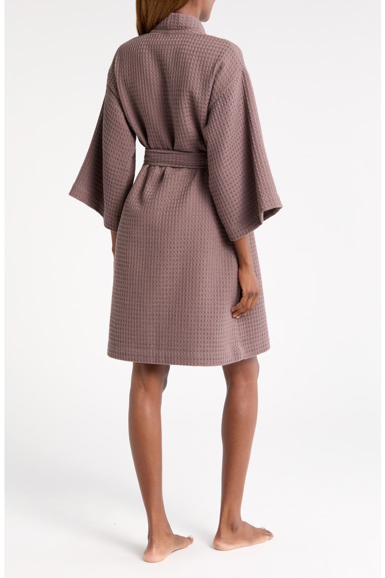 Women's Everyday Waffle Robe, Alternate, color, GREY PLUM