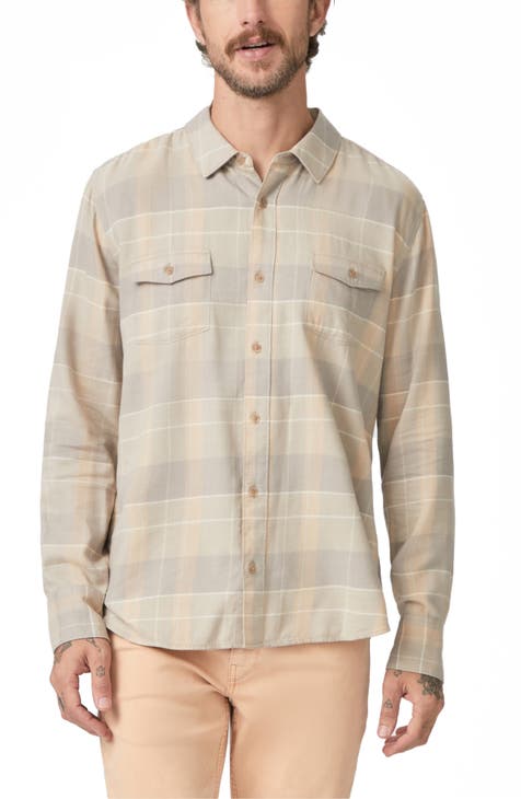 Everett Plaid Flannel Button-Up Shirt