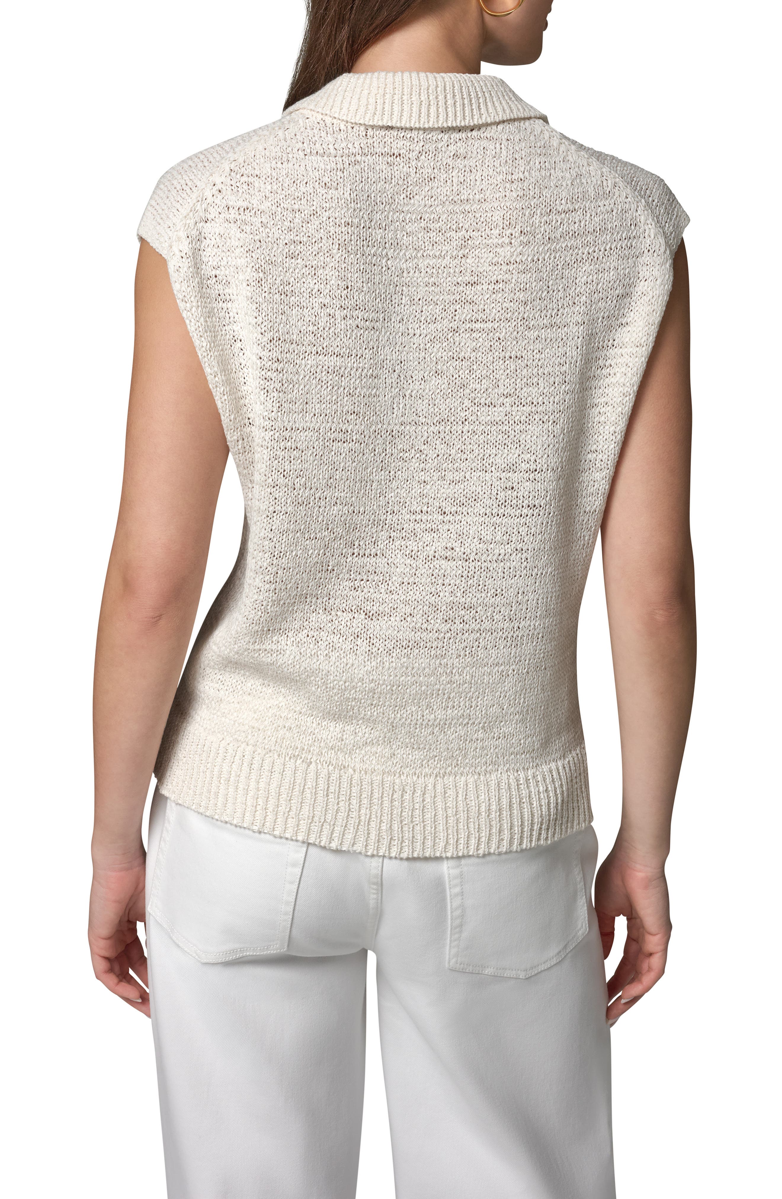 Sleeveless Polo Sweater - image 4