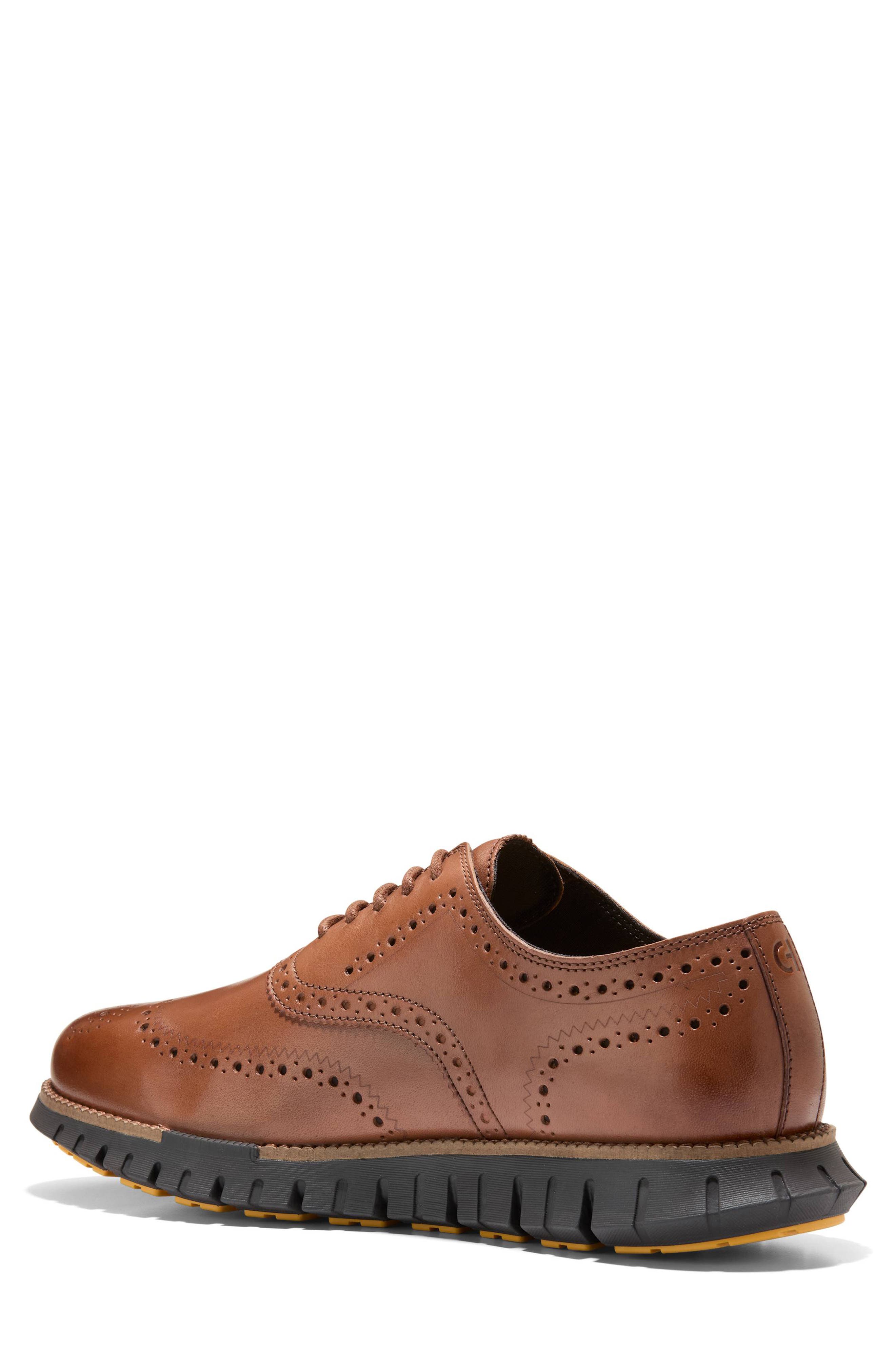 Cole Haan ZeroGrand Remastered Wingtip Oxford, Alternate, color, British Tan/ Java