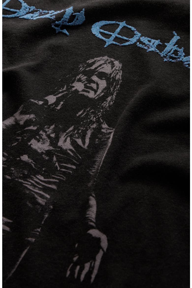Ozzy Raw Edge Graphic T-Shirt, Alternate, color, BLACK