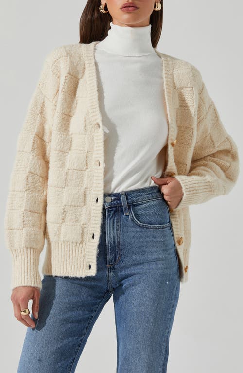 Astr The Label Quinby Basket Weave Stitch Cardigan