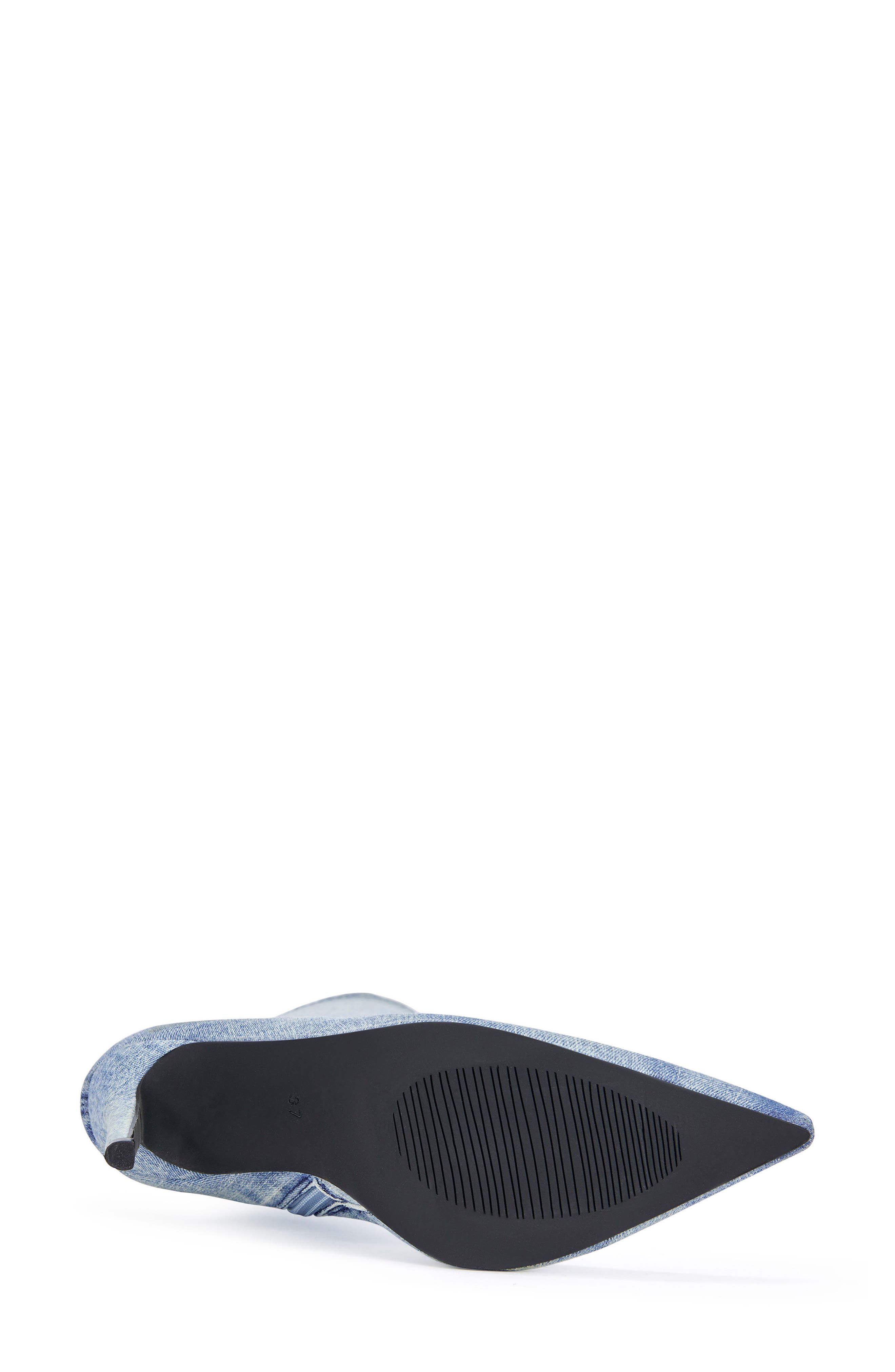 Calana Denim Pointy Toe Boot, Alternate, color, DENIM