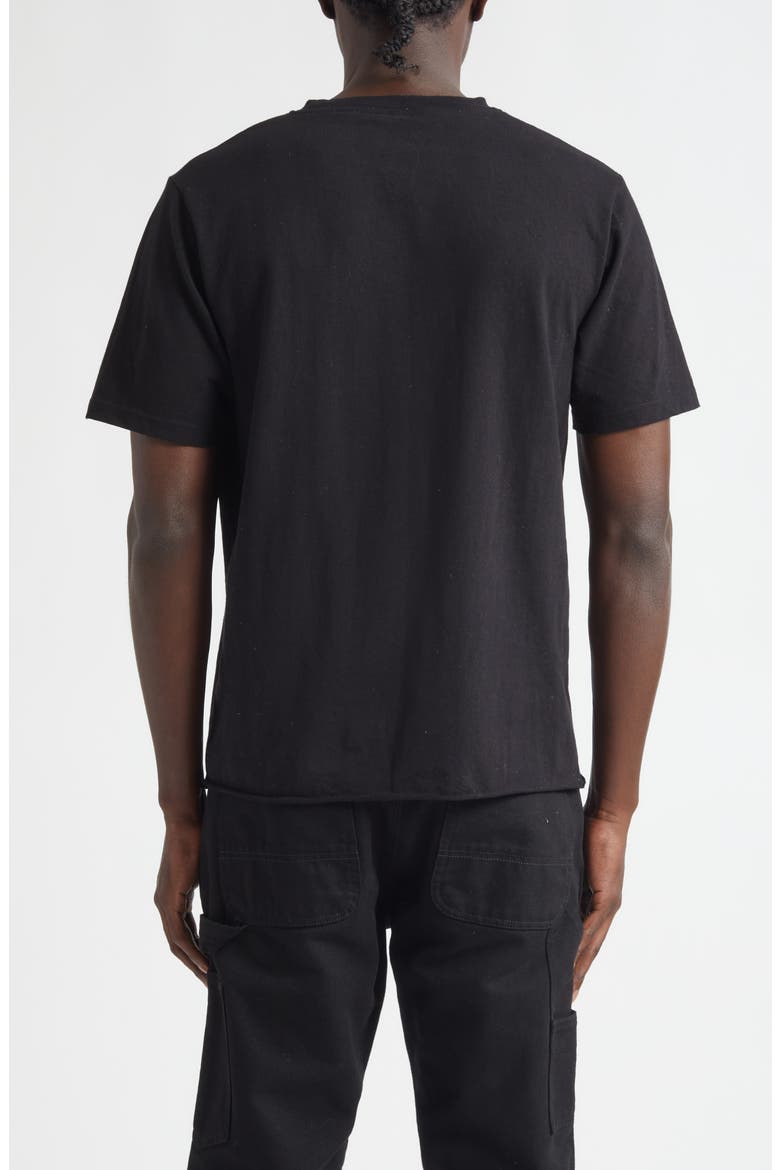 Line Up Organic Cotton Graphic T-Shirt, Alternate, color, BLACK