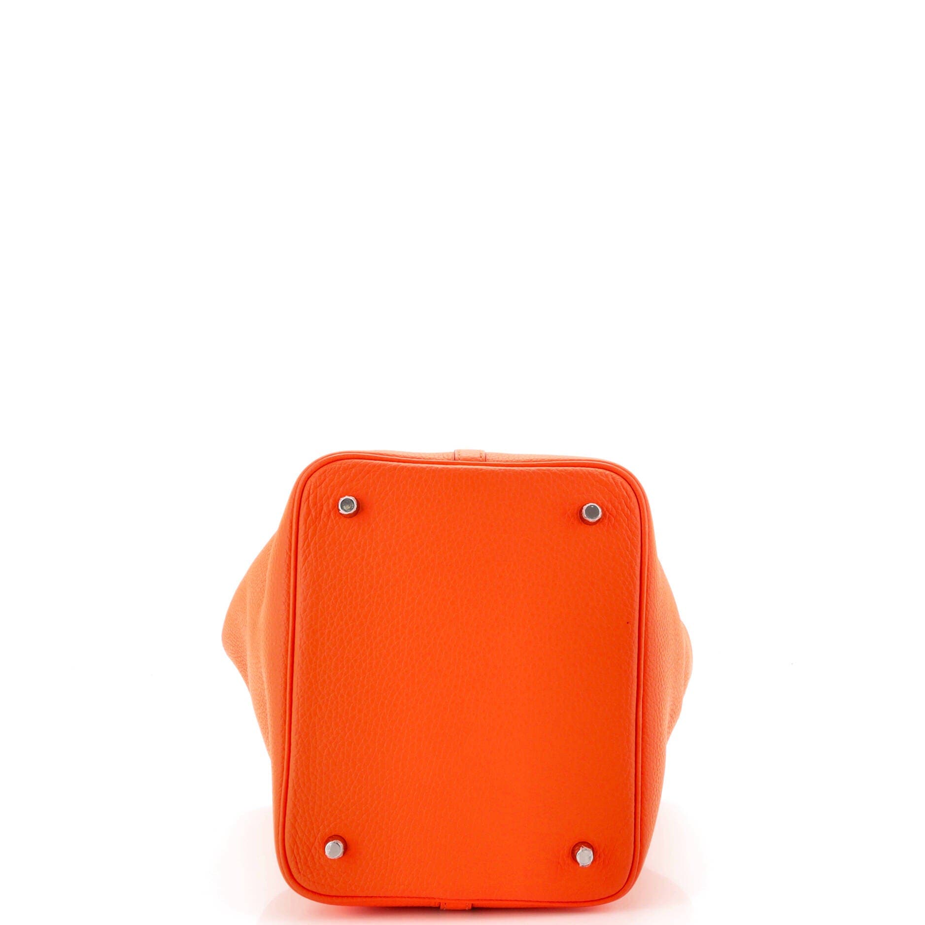 Pre-Owned Hermes Picotin Lock Bag Clemence MM, Alternate, color, Orange Minium