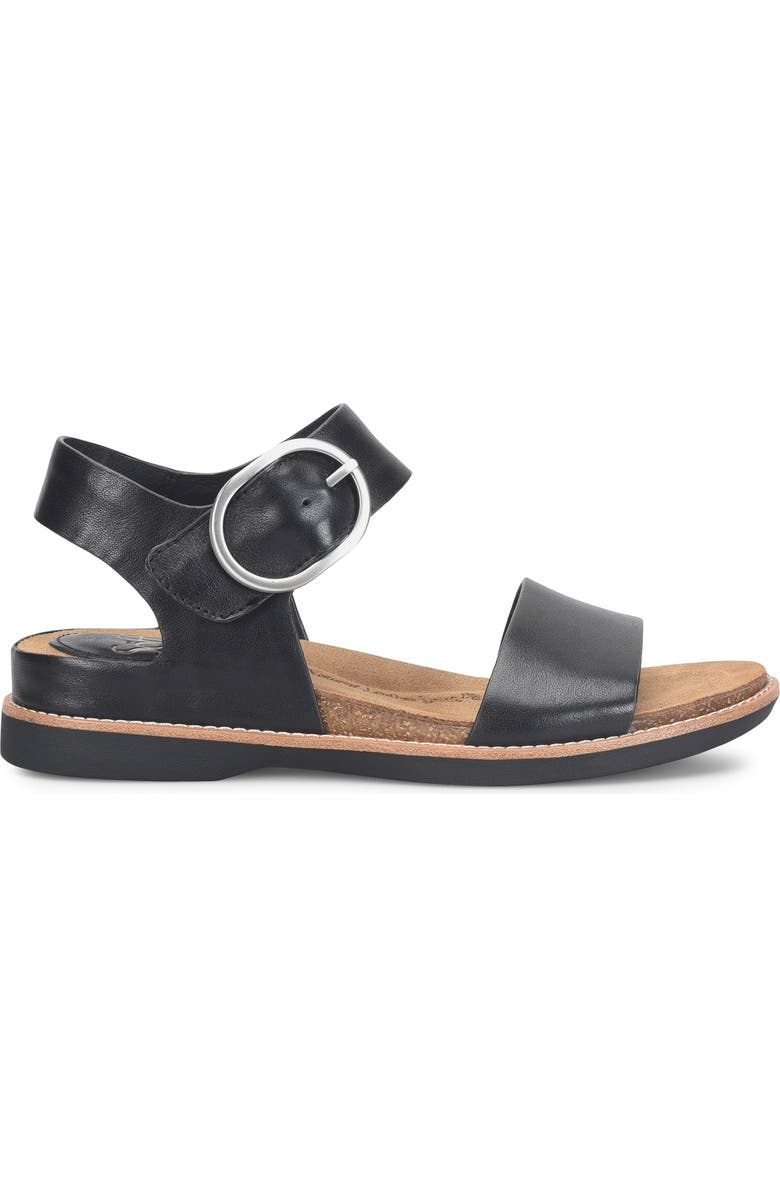 Söfft Bali Sandal, Alternate, color, Black