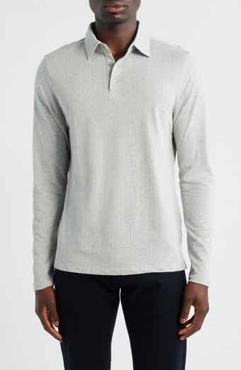 Monolif Stripe Long Sleeve Polo