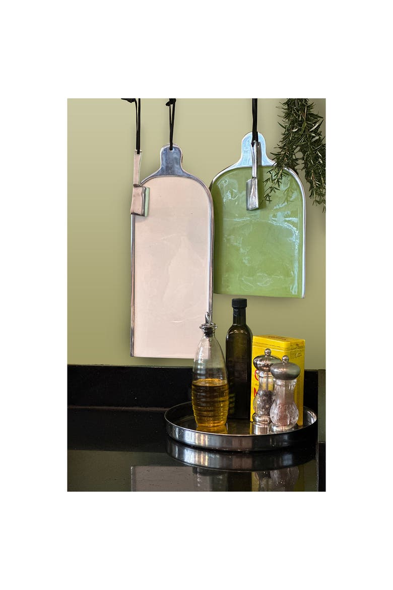 Cheese Paddle with Knife Set, Alternate, color, Snow