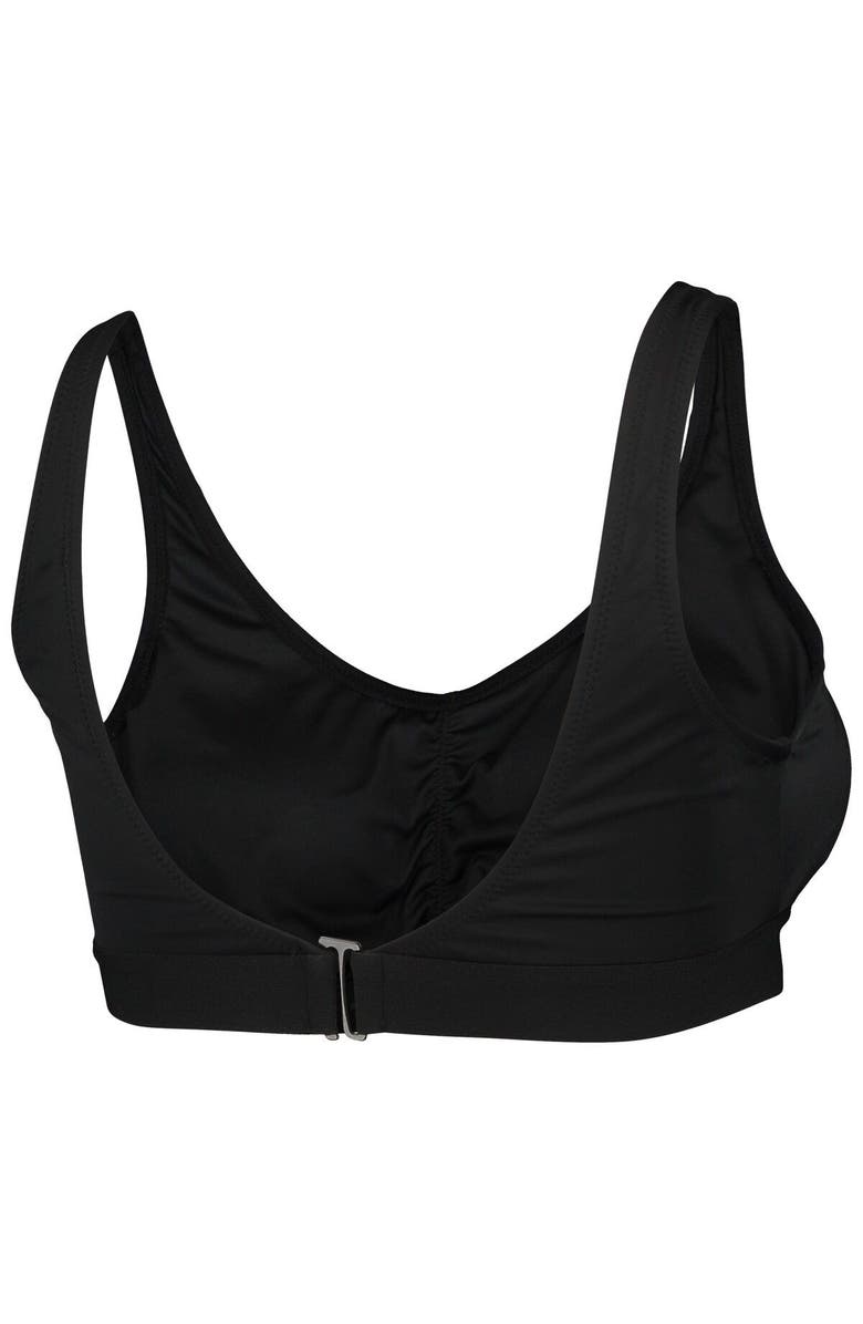 G-III SPORTS BY CARL BANKS Women's G-III Sports by Carl Banks Black Chicago Cubs All-Star Bikini Top, Alternate, color,