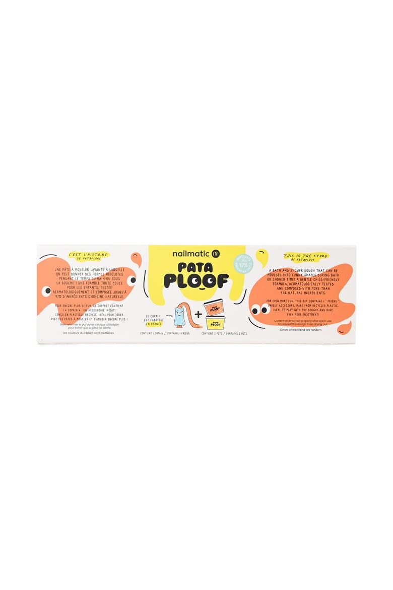 Soap Dough Cleansing Modeling Clay Pataploof Set of 2, Alternate, color, Yellow & Orange