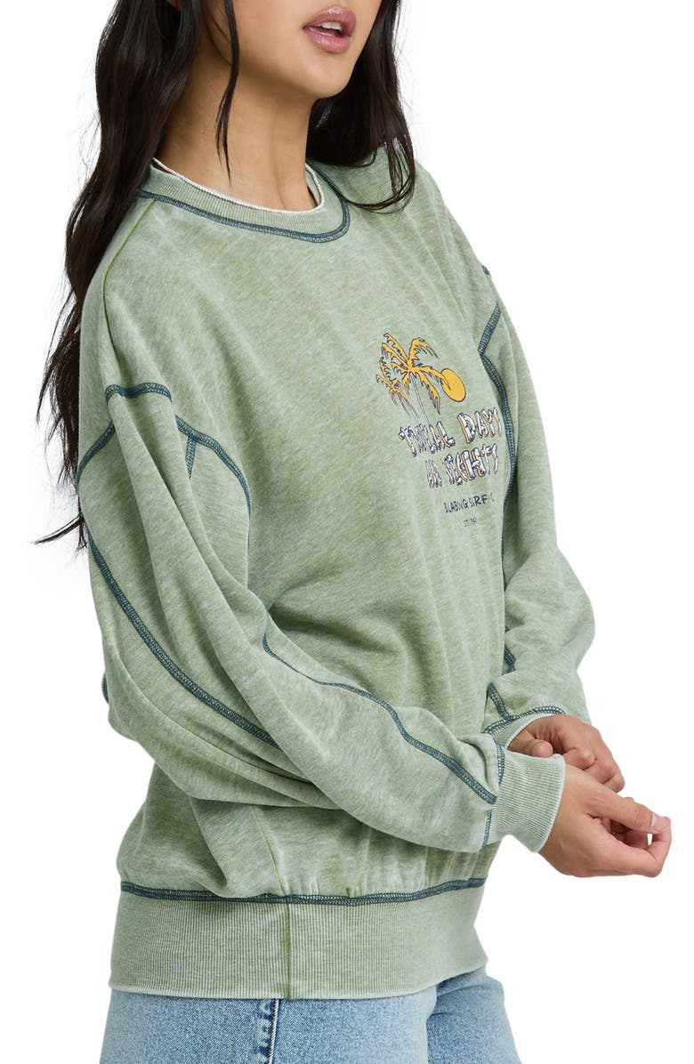 Billabong All the Days Kendel Fleece Sweatshirt, Alternate, color,