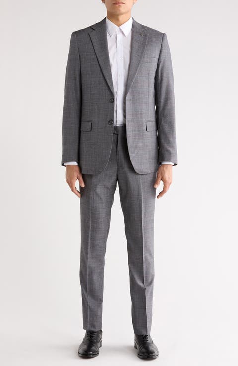 Classic Fit Windowpane Suit