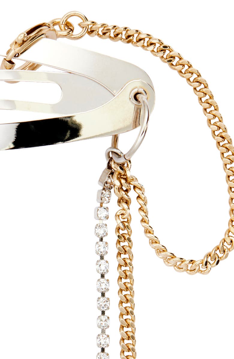 Justine Clenquet Amber Hair Clip, Alternate, color, Gold/ Palladium