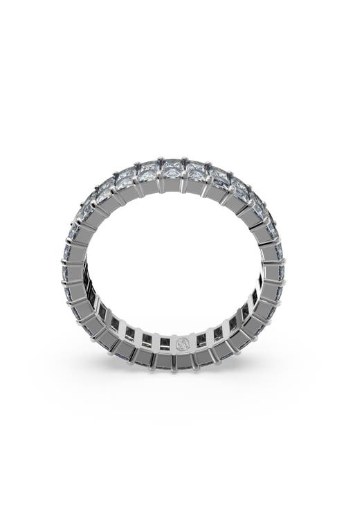 Swarovski Matrix Baguette Crystal Eternity Ring