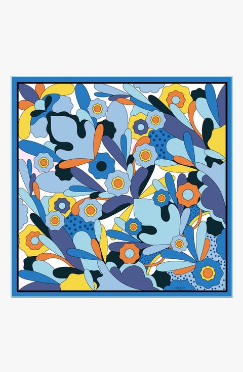 Silk Scarf Of Ocean Imagination