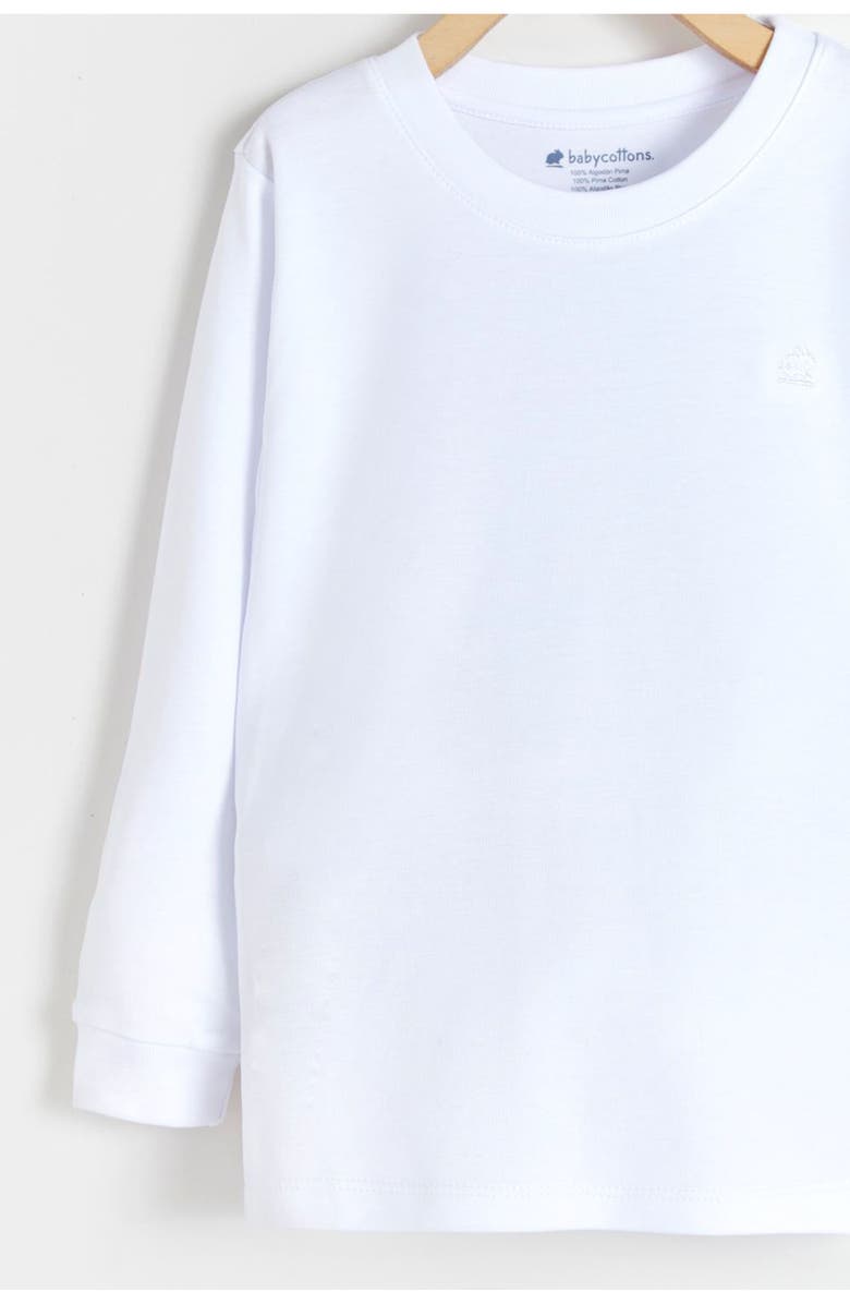 Babycottons Premium Peruvian Pima Cotton Colors Long Sleeve Tee For Infant, Alternate, color, 