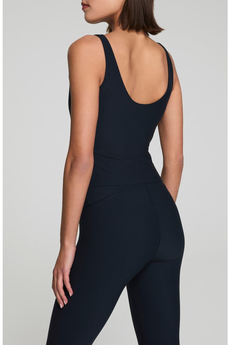 BoostUp V-Neck Tank, Alternate, color, VERY BLACK