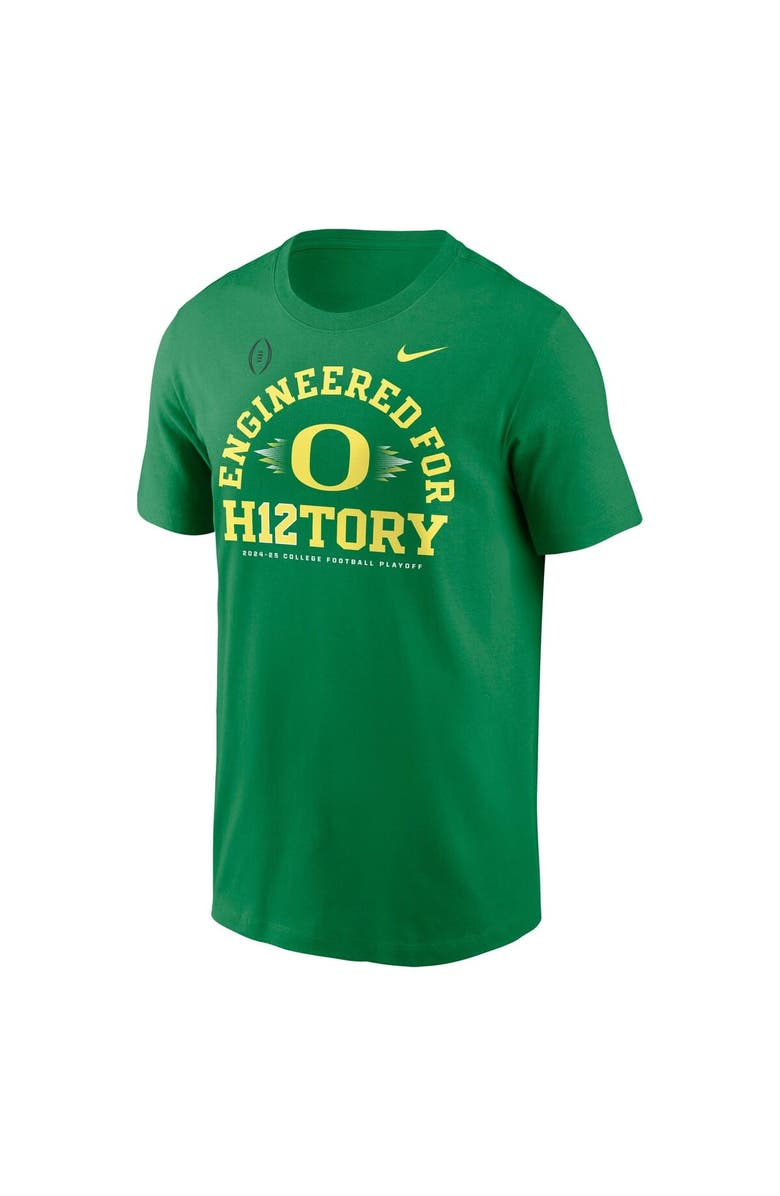 Nike Men's Nike Green Oregon Ducks 2024 College Football Playoff Engineered for History T-Shirt, Alternate, color,