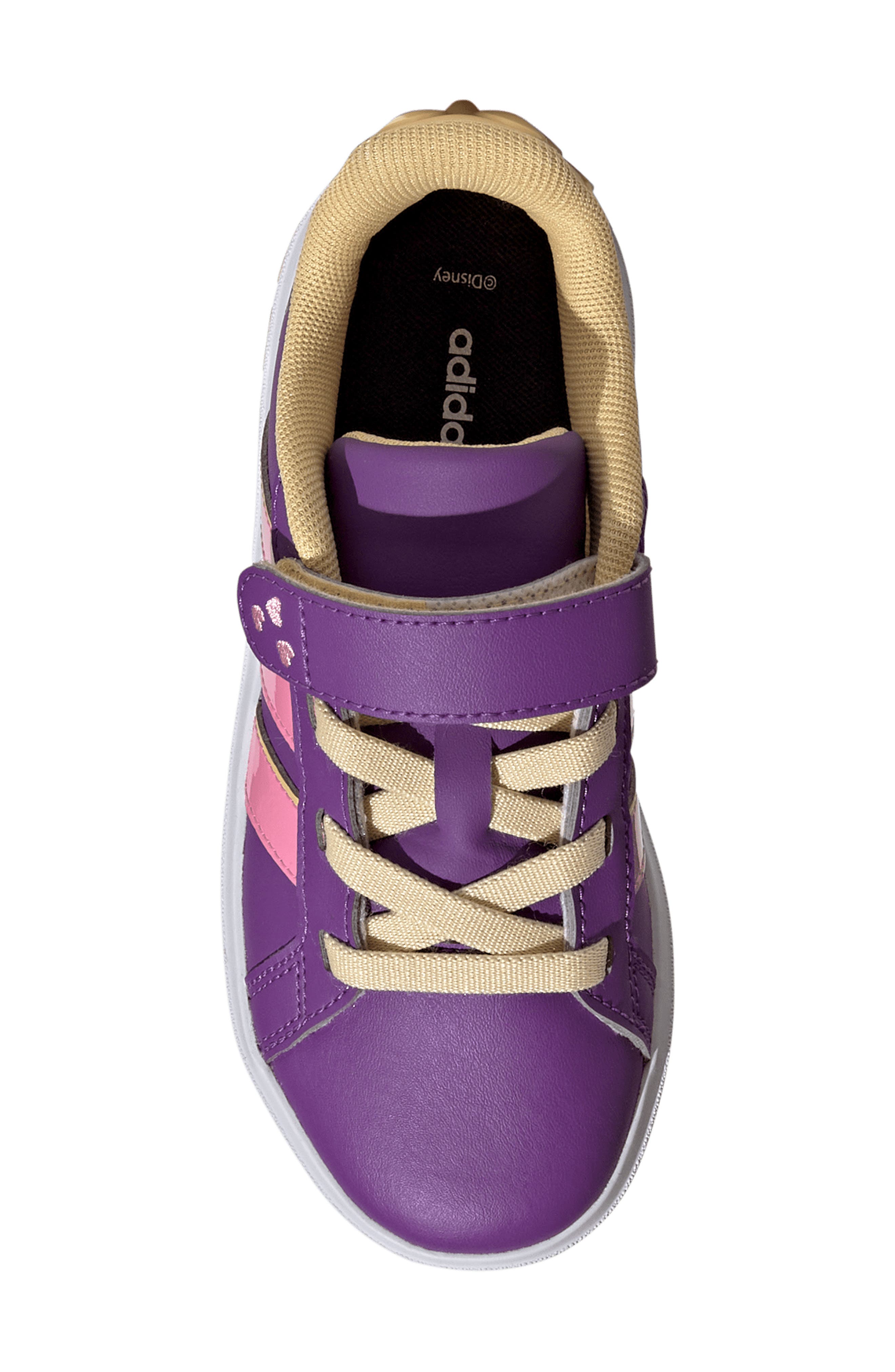 x Marvel Kids' Grand Court Sneaker, Alternate, color, PURPLE/ ST TROPIC BLOOM/ WHITE