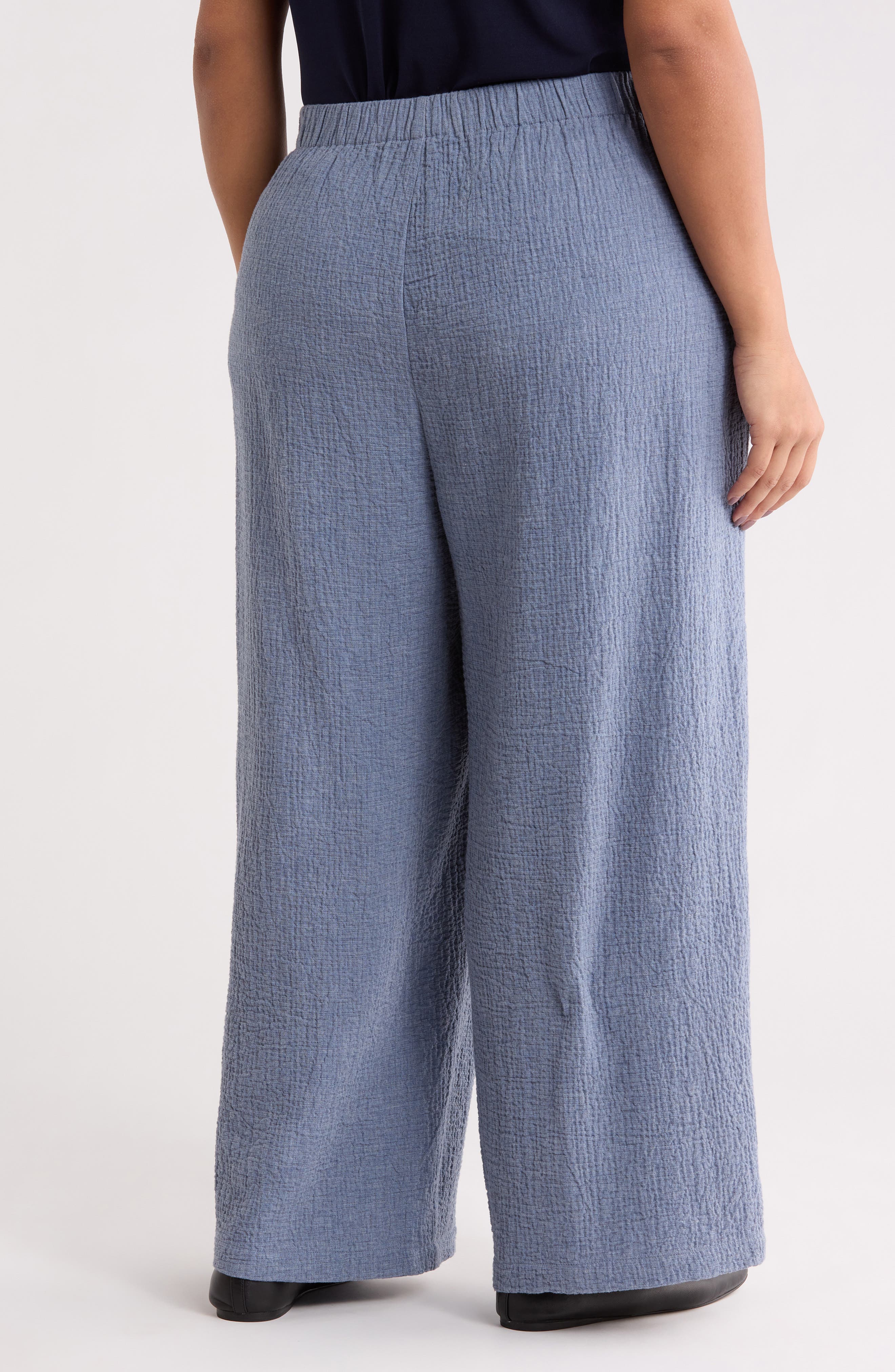 Stretch Organic Cotton Ankle Lantern Pants - image 2