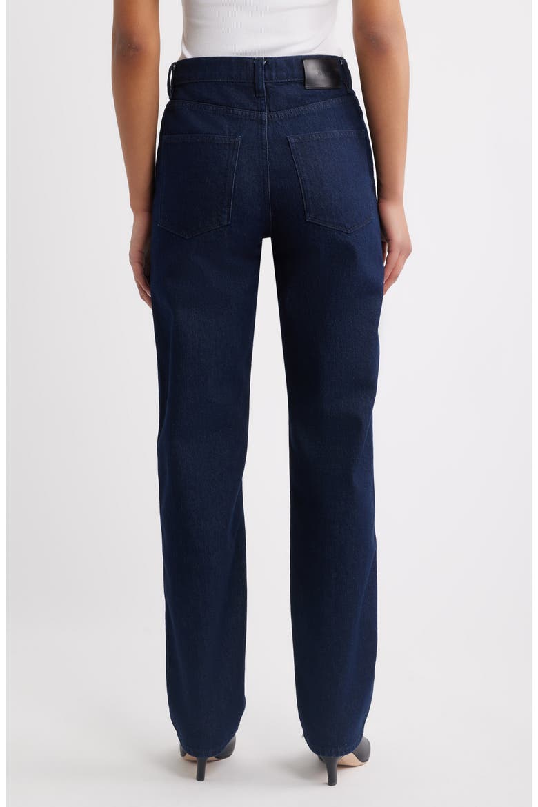 Cate High Waist Slim Straight Leg Jeans, Alternate, color, RINSE