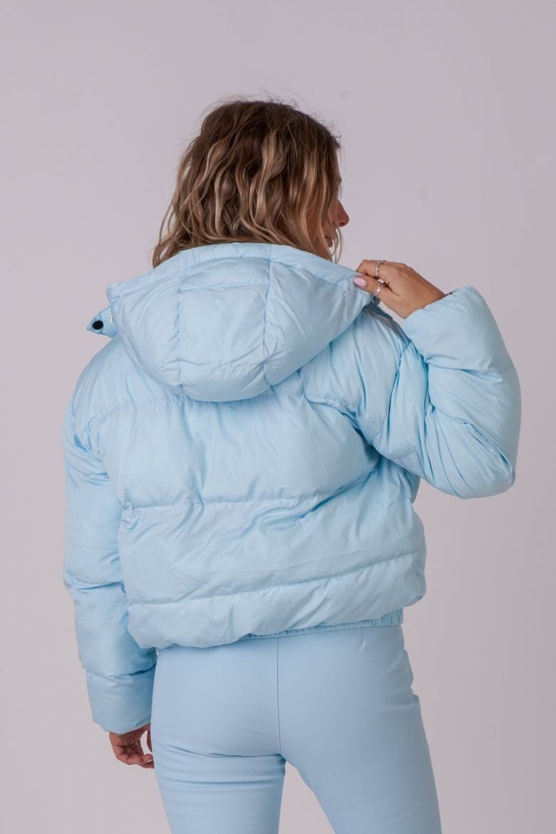 Chic Puffer Jacket, Alternate, color, Ice Blue