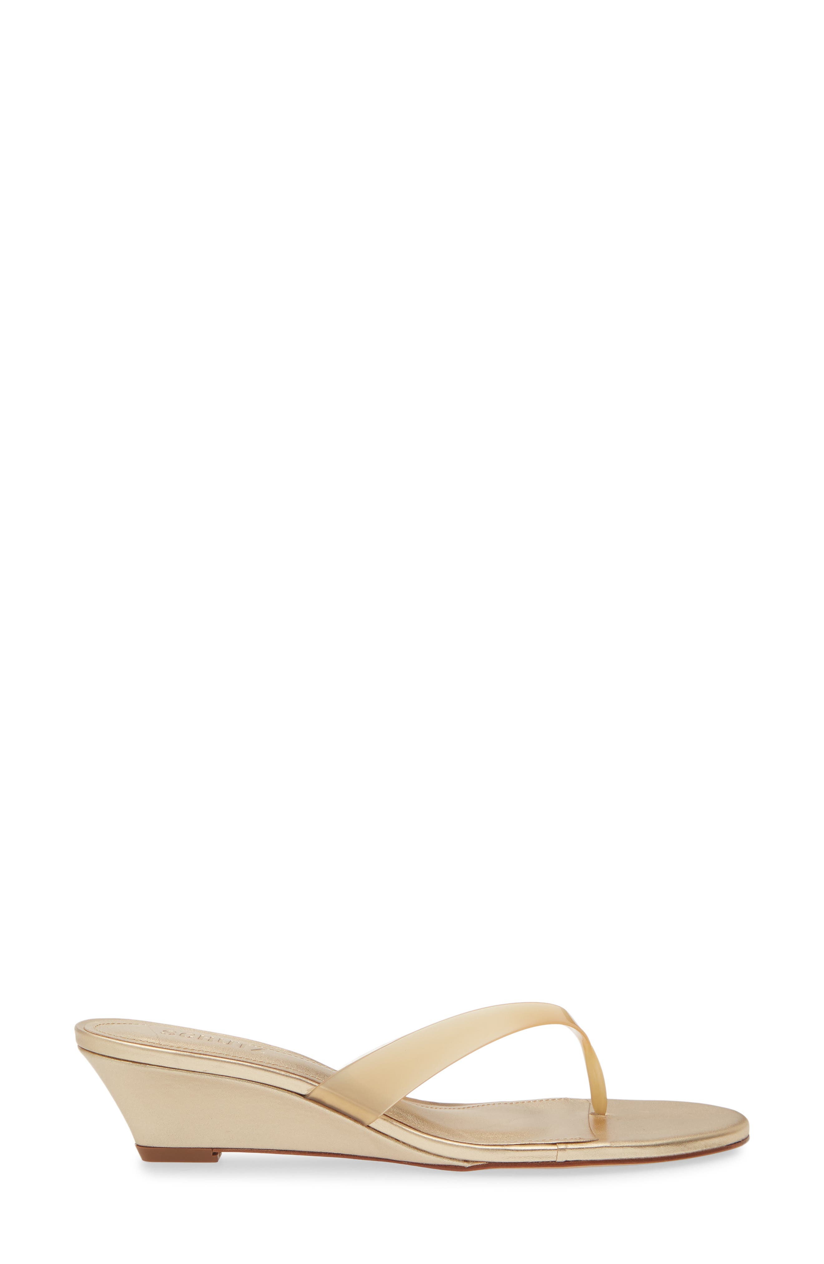 Roslyn Wedge Sandal, Alternate, color, PLATINA TRANSLUCIDO
