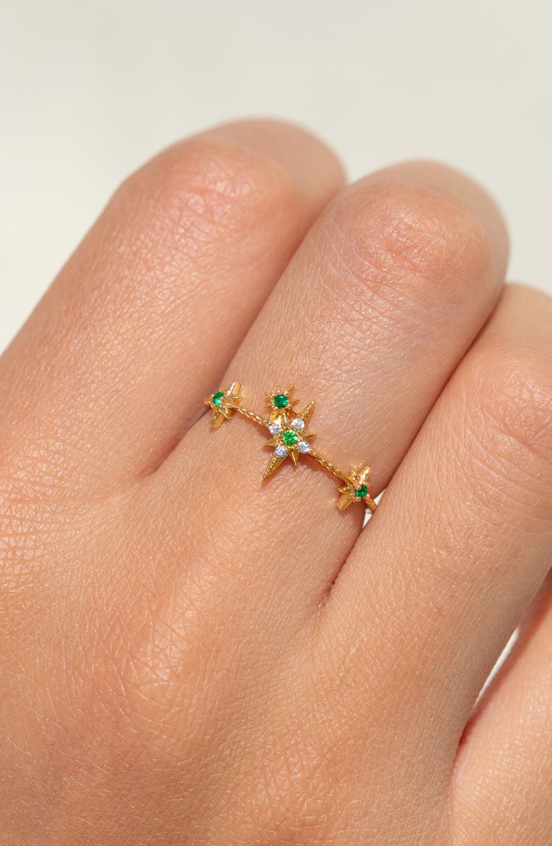 Girls Crew x Disney Tiana Evangeline Ring, Alternate, color, Gold