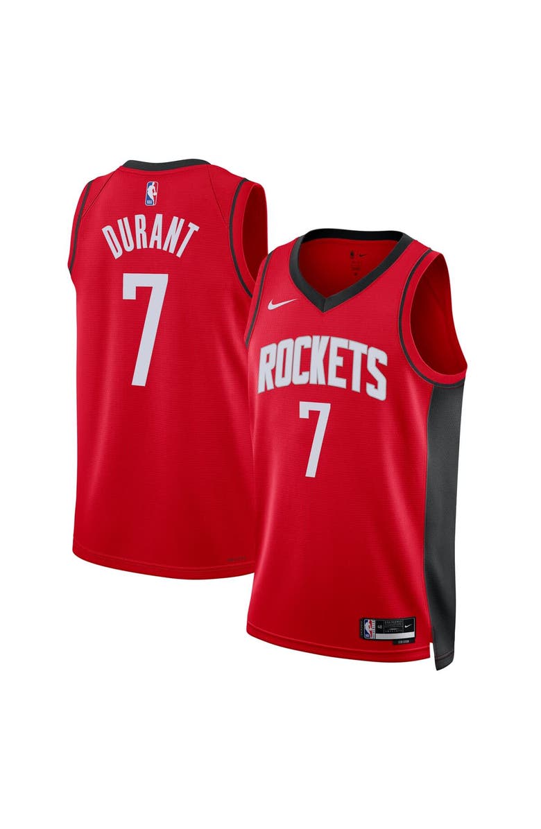 Nike Unisex Nike Kevin Durant Red Houston Rockets Swingman Player Jersey - Icon Edition, Main, color, Red