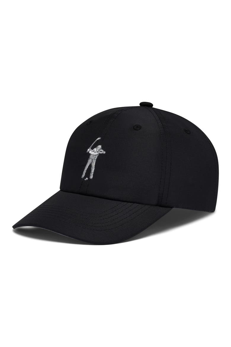 Signature Adjustable Tournament Hat, Main, color, BLACK